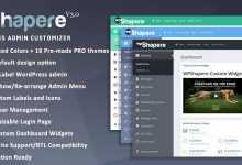 Photo of [Download-S1] Wordpress Admin Theme - WPShapere v3.0