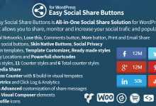 Photo of [Download-S1] Easy Social Share Buttons for WordPress v3.2.5