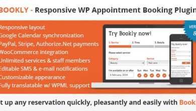 Photo of [Download-S1] Bookly v8.0 - Responsive WordPress Booking and Scheduling Plugin