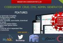 Photo of [Download-S1] Codeigniter CMS - CRUD Builder - Administrator