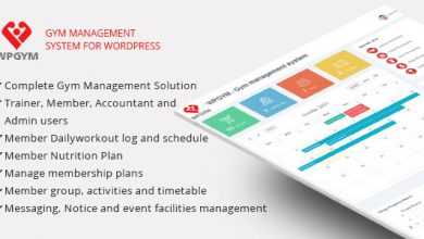 Photo of [Download-S1] WPGYM - Wordpress Gym Management System