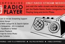 Photo of [Download-S1] Radio Player With Playlist - Shoutcast and Icecast