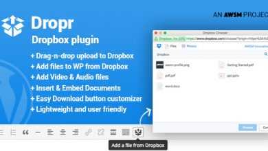 Photo of [Download-S1] Dropr - Dropbox Integration plugin for WordPress