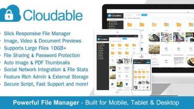 Photo of [Download-S1] Cloudable - File Hosting Script - Securely Manage, Preview & Share Your Files