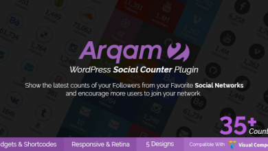 Photo of [Download-S1] Arqam v2.0.4 - Retina Responsive WordPress Social Counter Plugin