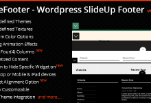 Photo of [Download-S1] WP leFooter v2.0 - Wordpress SlideUp Footer Plugin
