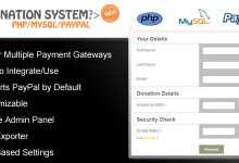 Photo of [Download-S1] Donation Form / PHP / PayPal / Advanced Reporting