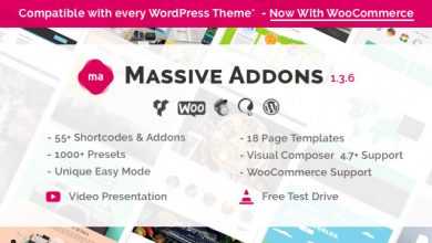 Photo of [Download-S1] Massive Addons for Visual Composer v1.3.6