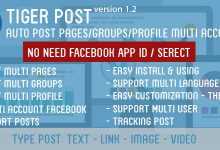 Photo of [Download-S1] Tiger Post - Facebook Auto Post Multi Pages/Groups/Profiles