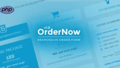 Photo of [Download-S1] OrderNow - Responsive PHP Order Form