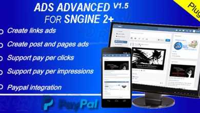 Photo of [Download-S1] Plugin Ads Advanced For Sngine