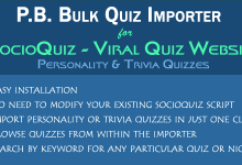 Photo of [Download-S1] Bulk Quiz Importer for SocioQuiz - Personality and Trivia