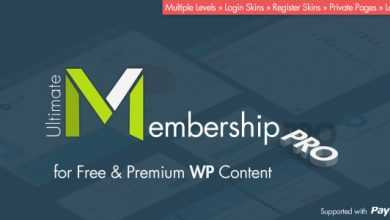 Photo of [Download-S1] Ultimate Membership Pro WordPress Plugin v3.1