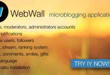 Photo of [Download-S1] WebWall v1.1 - social microblogging application