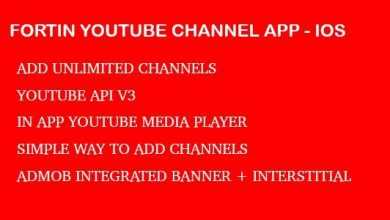 Photo of [Download-S1] Fortin Video Channel App - Youtube Api V3 IOS