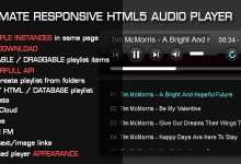 Photo of [Download-S1] HTML5 Audio Player with Playlist v3.35