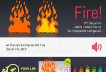 Photo of [Download-S1] Cartoon Vector Fire - HTML5 Edge Banner Animation