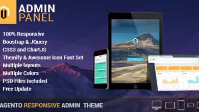 Photo of [Download-S1] PanelAdmin - Responsive Magento Admin Theme