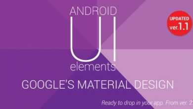 Photo of [Download-S1] Material Design UI Android Template App v1.1