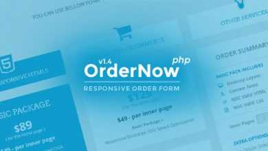 Photo of [Download-S1] OrderNow v1.4 - Responsive PHP Order Form