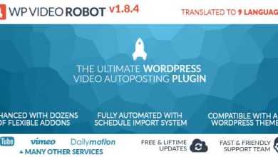 Photo of [Download-S1] Wordpress Video Robot Plugin v1.8.4