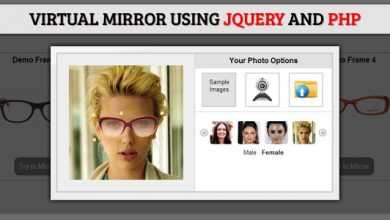 Photo of [Download-S1] Virtual Mirror Using jQuery and PHP