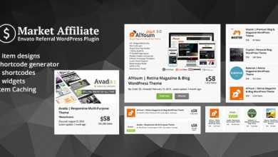 Photo of [Download-S1] Market Affiliate v1.1 - Envato referral WordPress Plugin