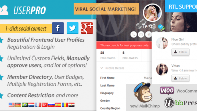 Photo of [Download-S1] UserPro v3.7.1 - User Profiles with Social Login