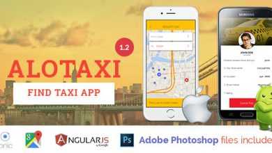 Photo of [Download-S1] AloTaxi v1.2 - Mobile App Template