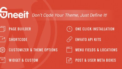 Photo of [Download-S1] Sneeit v3.1 - WordPress Theme Framework for Developers