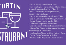 Photo of [Download-S1] Fortin Restaurant Waiter Ordering System with Admin Panel