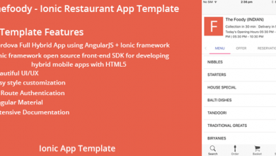 Photo of [Download-S1] Thefoody - Ionic Restaurant App Template