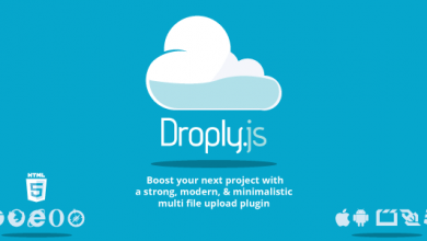 Photo of [Download-S1] Droply.js - PHP minimalist responsive file uploader