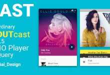 Photo of [Download-S1] Kast - Extraordinary SHOUTcast HTML5 Radio Player for jQuery - Material Design