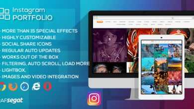 Photo of [Download-S1] Instagram Portfolio v1.3.2 - Wordpress Plugin