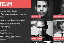 Photo of [Download-S1] DV Team v1.6.1 - Responsive Team Showcase Wordpress Plugin