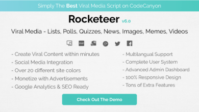 Photo of [Download-S1] Rocketeer v6.1 - Viral Media Lists, Polls, Quizzes, News, and Videos