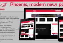 Photo of [Download-S1] Phoenix v1.4 - modern & minimalist news portal