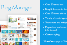 Photo of [Download-S1] Blog Manager for WordPress v1.24