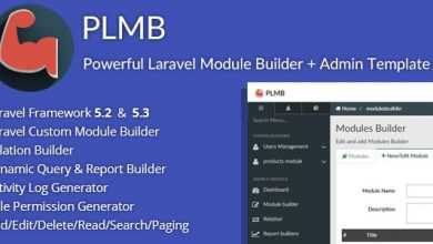 Photo of [Download-S1] PLMB - Powerful Laravel CRUD Generator - Package Builder + Dynamic Report Builder + Admin Template