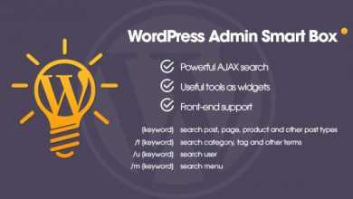 Photo of [Download-S1] WP Admin Smart Box - Powerful AJAX search & tools for WordPress backend