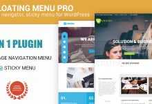 Photo of [Download-S1] WP Floating Menu Pro - One page navigator, sticky menu for WordPress