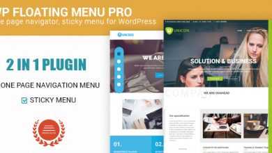 Photo of [Download-S1] WP Floating Menu Pro - One page navigator, sticky menu for WordPress