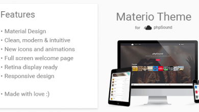 Photo of [Download-S1] Materio Theme for phpSound