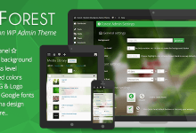 Photo of [Download-S1] Forest v1.2.5 - Revolution Wordpress Admin Theme
