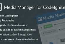 Photo of [Download-S1] Media Manager for CodeIgniter