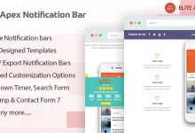 Photo of [Download-S1] Apex Notification Bar v2.0.8 - Responsive Notification Bar Plugin for WordPress