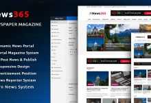 Photo of [Download-S1] News365 v1.5 – PHP Newspaper Script Magazine Blog with Video Newspaper