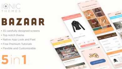 Photo of [Download-S1] BAZAAR - Ionic Multi App Template (with optional WooCommerce integration)