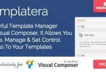 Photo of [Download-S1] Templatera v1.1.12 - Template Manager for Visual Composer
